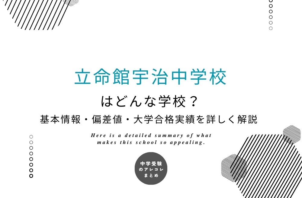 立命館宇治中学校