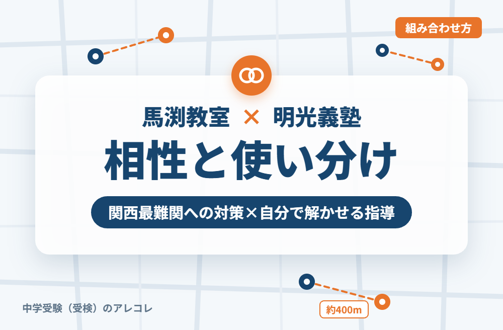 馬渕教室と明光義塾の組み合わせ方