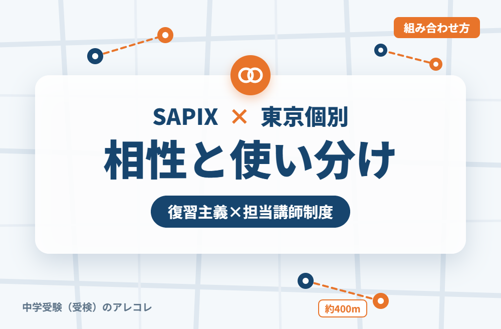 SAPIXと東京個別指導学院の組み合わせ方