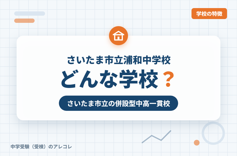 さいたま市立浦和中学校はどんな学校？